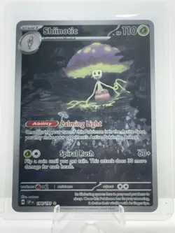 Pokemon Shiinotic 194/191 Shrouded Fable Holo Illustration Rare English 110 HP - Image 1