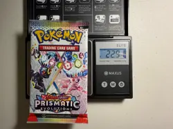 (VERY HEAVY) 🔥22.91g Prismatic Evolutions Pokemon Sealed Booster Pack Brand New - Image 1