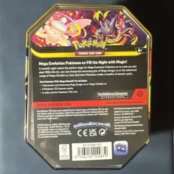 Pokemon TCG Mega Moonlit Gengar ex Tin Sealed New Gengar Tin Factory Sealed - Image 2