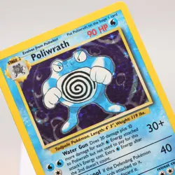 Pokemon TCG - Poliwrath 13/102 Base Set Holo Rare WOTC - MP - Image 1