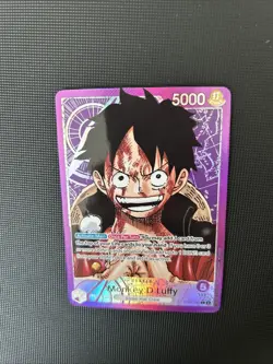 One Piece TCG Monkey D. Luffy OP05-060 Leader Alternate Art - MINT - Image 3