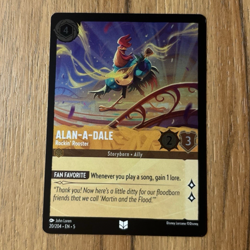 Alan A Dale Rockin Rooster 20/204 Cold Foil Disney Lorcana Shimmering Skies - Image 1