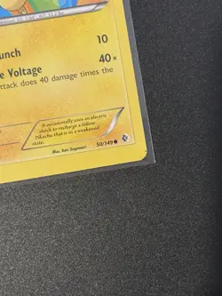 MISCUT ERROR Pikachu 50/149 Common BW Boundaries Crossed Pokemon Card NM - Image 3