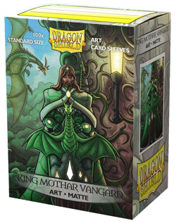 100 Dragon Shield King Mothar Vangard Standard Art Matte Card Sleeves Royals - Image 1