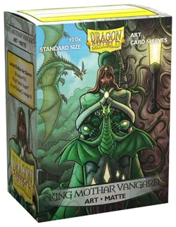 100 Dragon Shield King Mothar Vangard Standard Art Matte Card Sleeves Royals - Image 4