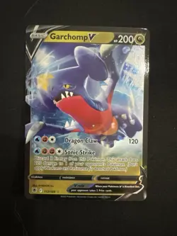 Garchomp V 117/189 Astral Radiance Pokemon NM English Pokemon Card 2022 - Image 1