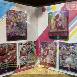 Bandai One Piece OPCG Deluxe Card Collection Uta S-Chinese 12 Cards w/ Binder - Image 1
