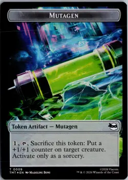 Robot // Mutagen Double-Sided Token T Teenage Mutant Ninja Turtles 10 // 9 NM Fo - Image 2