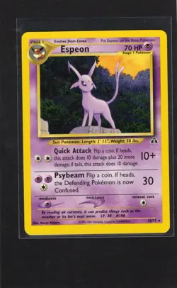 2001 Espeon 20/75 - Neo Discovery Non-Holo Regular Rare - Pokemon TCG - NM/LP - Image 1