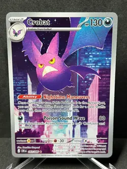Pokemon Crobat 093/086 Chaos Rising Holo Near Mint - Image 1