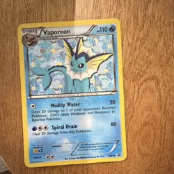 The Pokemon Company Pokemon TCG Vaporeon BW89 Black & White Promo Holo Eng 2013 - Image 1