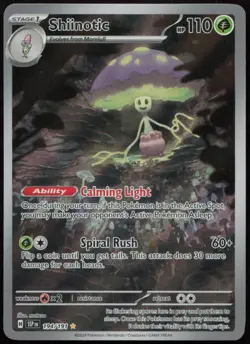 Shiinotic 194/191 NM Surging Sparks Illustration Rare Holo Pokemon - Image 1