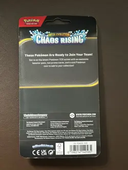 RARE Pokemon Chaos Rising Mega Evolution Blister Pack w/Moltres and Reshiram - Image 2