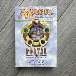 Magic The Gathering 1998 MTG Portal Second Age Trading Card Game Factory Sealed - Image 1