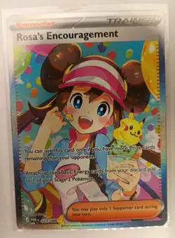 Pokemon Rosa's Encouragement 123/088 Full Art Perfect Order - Image 1