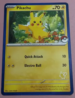 PIKACHU (BLUE BORDER) MY FIRST BATTLE POKEMON UNCONFIRMED NM - Image 1
