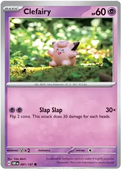 Pokemon Obsidian Flames - Clefairy 081 - Near Mint - Buy more and SAVE! - Image 1
