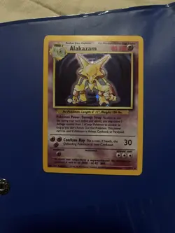 Pokemon Alakazam TCG Base Set 2 Vintage English Holo Card 001/130 - Image 1