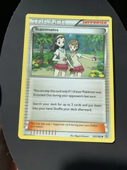 Teammates 141/160 Pokemon TCG XY Primal Clash Regular Uncommon - Image 5