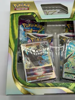 Pokemon Kleavor Special Collection 4 Booster Packs [fusion strike+lost origin] - Image 2
