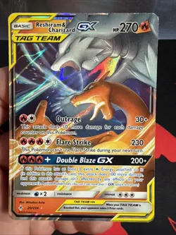 Reshiram & Charizard GX 20/214 Tag Team From Unbroken Bonds Pokemon TCG NM - Image 1