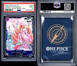 2025 ONE PIECE JAPANESE PROMOS #067 CHARLOTTE PUDDING PSA 10 - Image 1