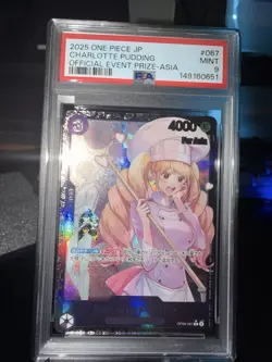 2025 ONE PIECE JAPANESE PROMOS #067 CHARLOTTE PUDDING PSA 10 - Image 2