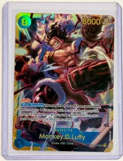 2025 One Piece Monkey D. Luffy SEC OP11-118 A Fist Of Divine Speed English - Image 1