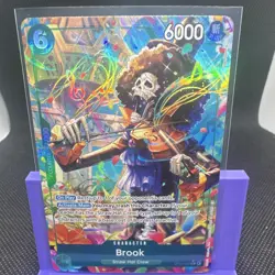 Bandai Brook OP15-032 SR Alt Art Holo Character 6000 Power Cost 6 Eng One Piece - Image 1