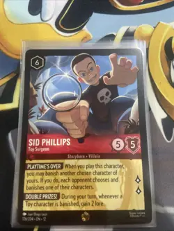 Sid Phillips Toy Surgeon 126/204 Wilds Unknown Legendary Disney Lorcana Card - Image 1