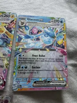 Pokemon TCG Prismatic Evolutions 3-Card Lot Jolteon/Glaceon/Sylveon ex - Image 4