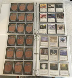 550+ Magic the Gathering MTG Card Lot - All White, 2 Binders; READ DESCRIPTION - Image 1