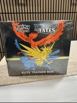 Pokemon Hidden Fates Elite Trainer Box 45 Cards English 2019 Pokemon TCG - Image 1