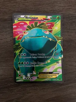 Pokemon TCG Venusaur EX Holo Card Full Art Ultra Rare, XY Base Set 2014, - Image 1