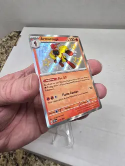 Pokemon Card TCG: Armarouge - 115/091 - SV: Paldean Fates (PAF) Shiny Rare NM - Image 2