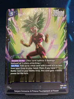 Kefla FB08-034 Saiyan's Pride Dragon Ball English Card Fusion World NM - Image 1