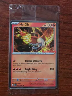 Pokemon Ho-Oh 010/086 Chaos Rising Gamestop Exclusive Promo Card SEALED - Image 1