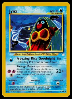 Pokemon Card Jynx 31/64 Neo Revelation Uncommon - Image 1