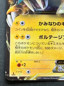 Pokemon card Raikou EX 025/069R 1st 2011 Pokemon TCG Japanese Holo Rare Nintendo - Image 5