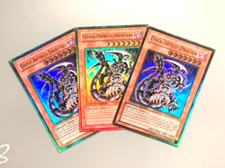 yugioh 3X Dark Armed Dragon GLD2-EN031 Gold Rare LIMITED ED Near Mint Play Set - Image 1