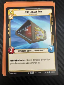 Star Wars Unlimited: Legacy Run - Legendary - Legend of the Force - Image 1