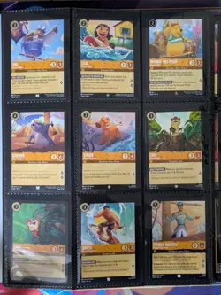 Disney Lorcana Azurite Sea Complete Set 204/204 - Bindered - NM - Image 2