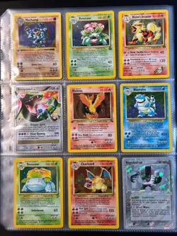 DAMAGED Lot of 180 ALL HOLO Vintage Pokemon Card Binder Collection DAMAGED - Image 2