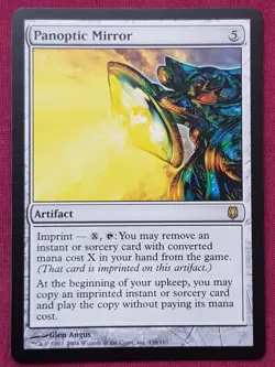 Magic The Gathering DARKSTEEL PANOPTIC MIRROR artifact card MTG - Image 1