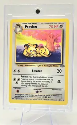 Pokemon TCG Persian Jungle Unlimited Uncommon Card 42/64 NM Condition WOTC NM - Image 2