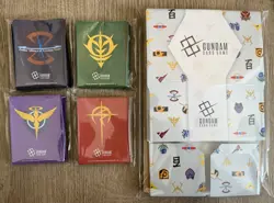 English Gundam Card Game Bundle - Storage Box, Resource Cards, x4 Sleeves - NEW - Image 1