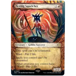 Hexing Squelcher (Showcase) ECL MTG NM #0317 - Image 1