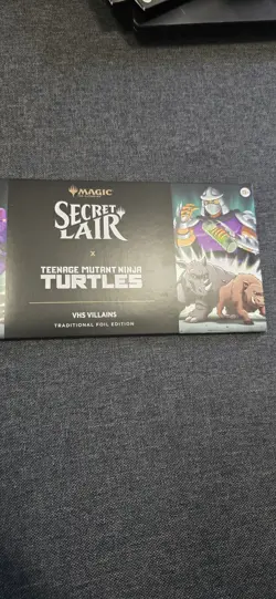 MTG Secret Lair x TMNT: VHS Villains - FOIL - Sealed - - Image 1
