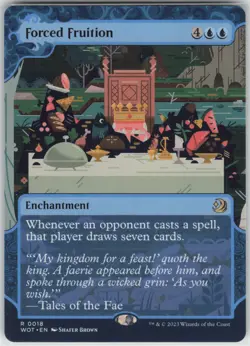Magic the Gathering Forced Fruition Wilds of Eldraine: Enchanting Tales R 18 NM - Image 1
