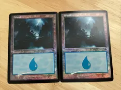 2x x2 Island Retro Frame FOIL #405 Dominaria Remastered DMR NM/M - Image 1